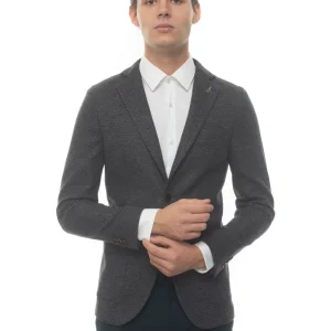 Giacca sfoderata decostruita Grigio Paoloni Uomo