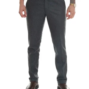 Pantaloni con risvolto PRINCIPE Grigio scuro Filetto Uomo