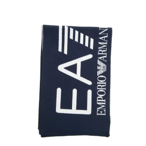 Sciarpa Blu-bianco EA7 Uomo