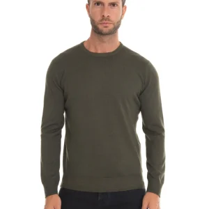 Maglia girocollo Verde Hindustrie Uomo