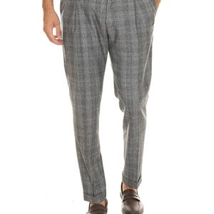 Pantalone classico BARBER-MZ1875 Grigio Berwich Uomo