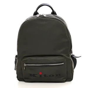 Zaino a spalla Verde Kiton Uomo