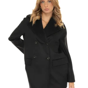 Giaccone Kent Nero Max Mara Studio Donna