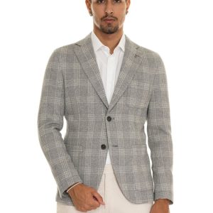 Giacca sfoderata decostruita Grigio chiaro Paoloni Uomo