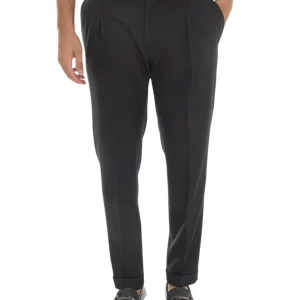 Pantalone modello chino XRETRO-BN7000 Nero Berwich Uomo