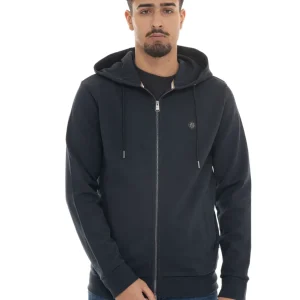 Felpa con cappuccio C-SPENCE Blu BOSS Uomo