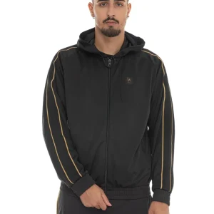 Felpa con cappuccio Nero EA7 Uomo