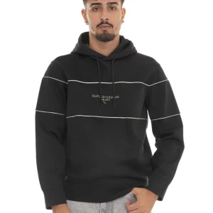 Felpa con cappuccio Nero Emporio Armani Uomo