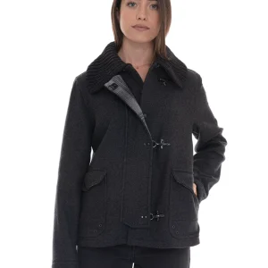 Giubbino in lana 3 ganci Grigio Fay Donna