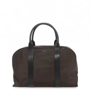 Borsone da aereo Marrone-nero Kiton Uomo