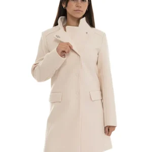 Cappotto avvitato Panna Liu Jo Donna