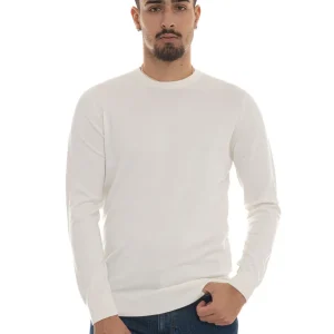 Maglia girocollo Panna Quality First Uomo