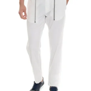 Pantalone modello chino Bianco Canali Uomo