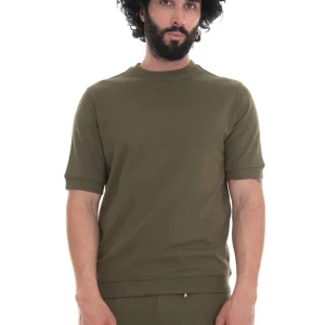 Felpa girocollo Verde Hindustrie Uomo