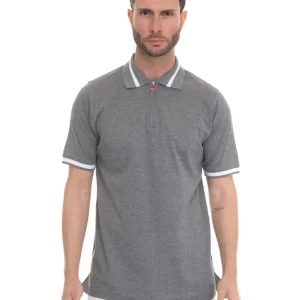 Polo Grigio Kiton Uomo