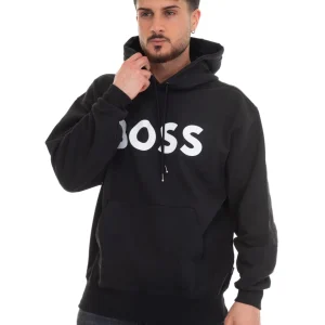Felpa con cappuccio SULLIVAN08 Nero BOSS Uomo