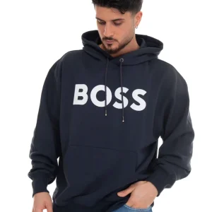 Felpa con cappuccio SULLIVAN08 Blu BOSS Uomo