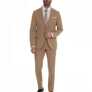 Abito da uomo 2 bottoni Beige Paoloni Uomo