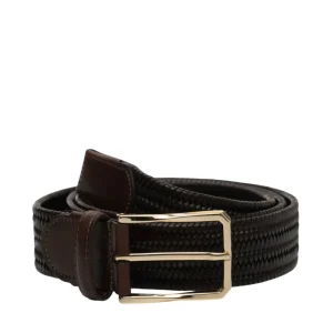 Cintura in corda Marrone Canali Uomo