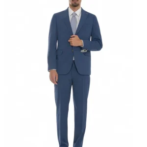 Abito da uomo 2 bottoni Blu medio Michael Kors Uomo