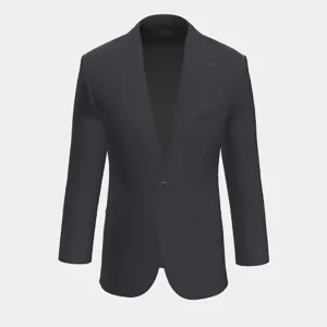 Tailored wool and silk jacket 150s blue Caccioppoli