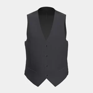 Loro Piana blue 150s wool tailor-made waistcoat